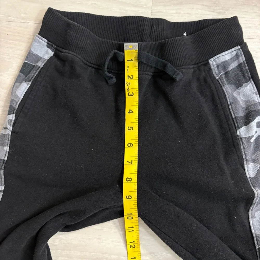 Childrens Place Jogger Boys Black Camo Side Stripe Sweatpants Size 10/12 L